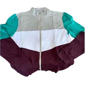 Asos full zip color block